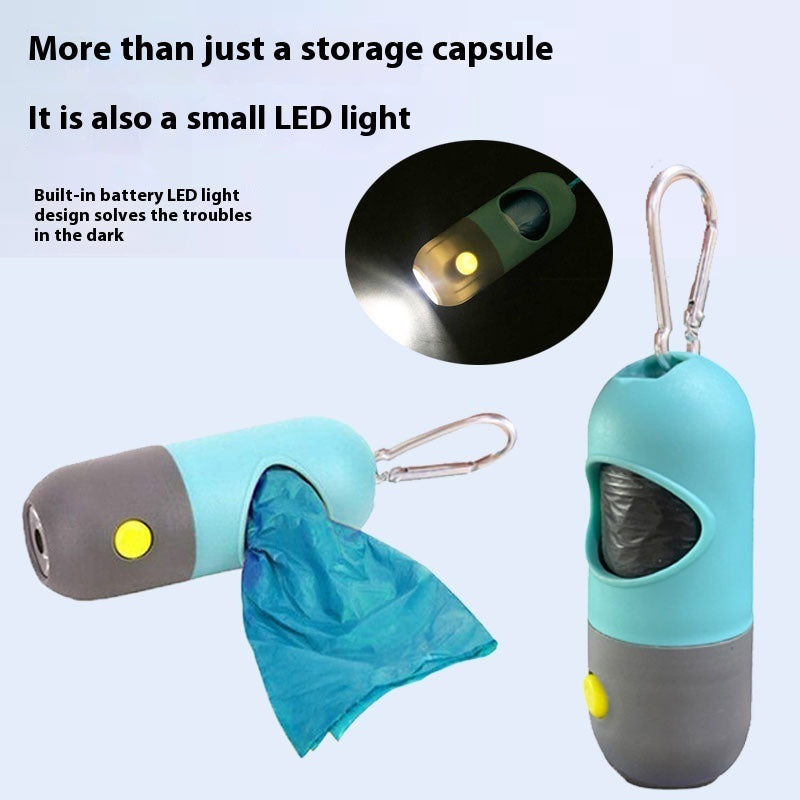 Distributeur de Sacs LED pour Chien — Toujours Prêt en Balade