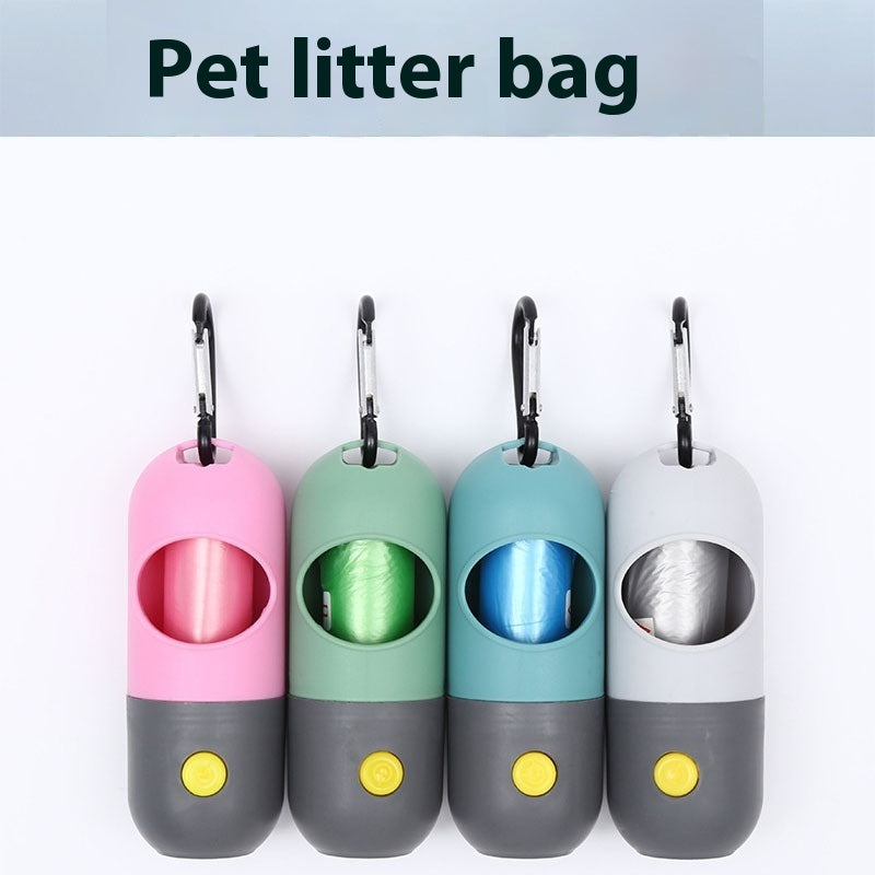 Distributeur de Sacs LED pour Chien — Toujours Prêt en Balade