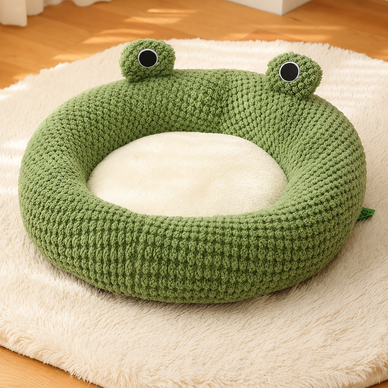 Lit Grenouille Cocooning pour Chat & Petit Chien