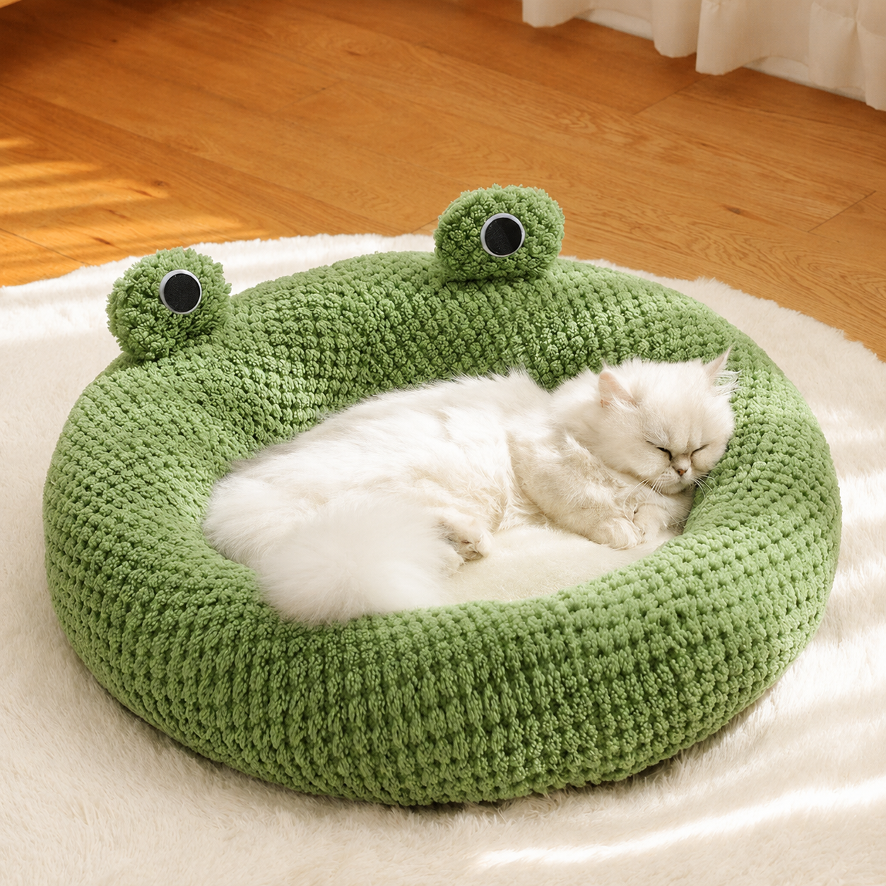 Lit Grenouille Cocooning pour Chat & Petit Chien