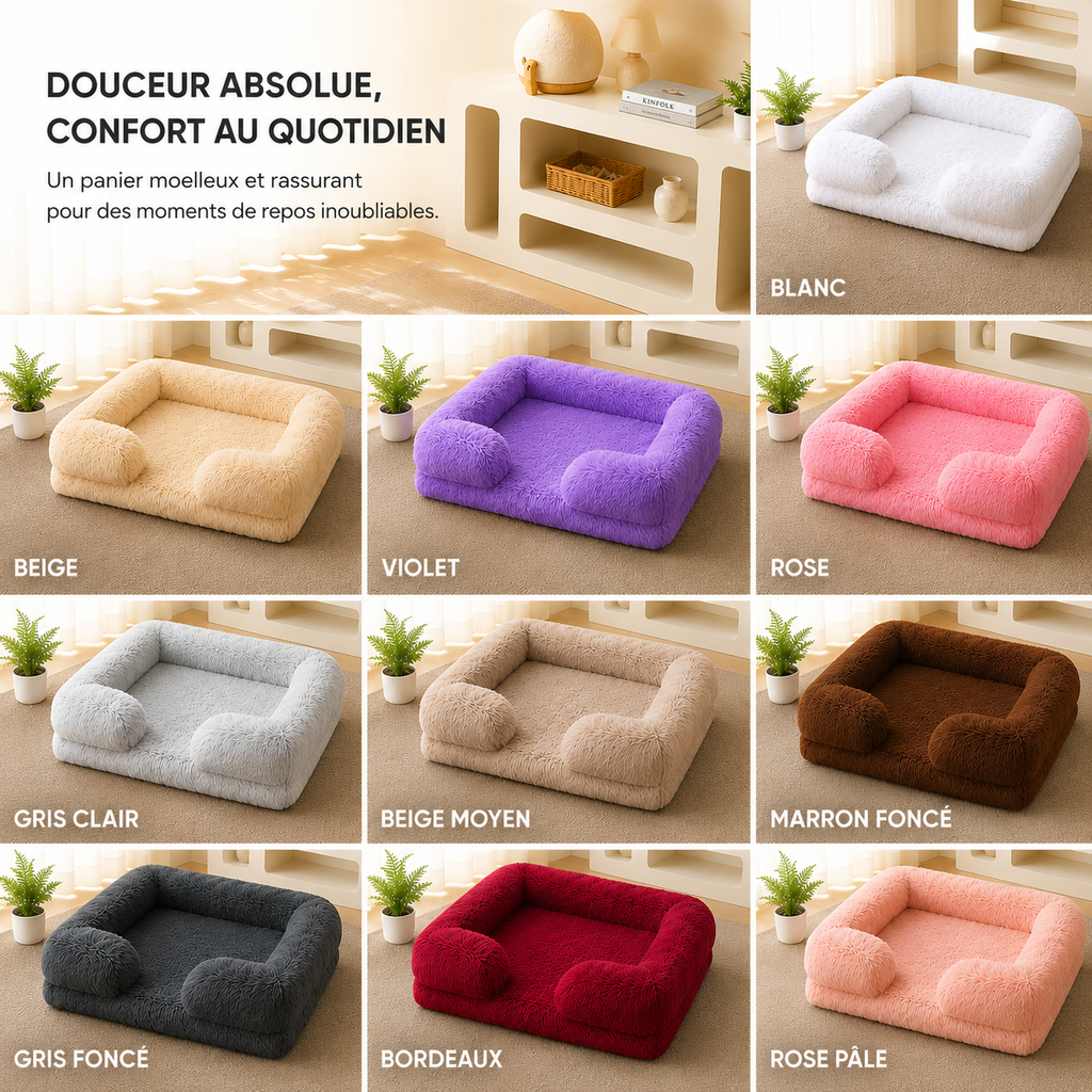 Lit Rond Ultra-Doux pour Chien & Chat — Toutes Saisons