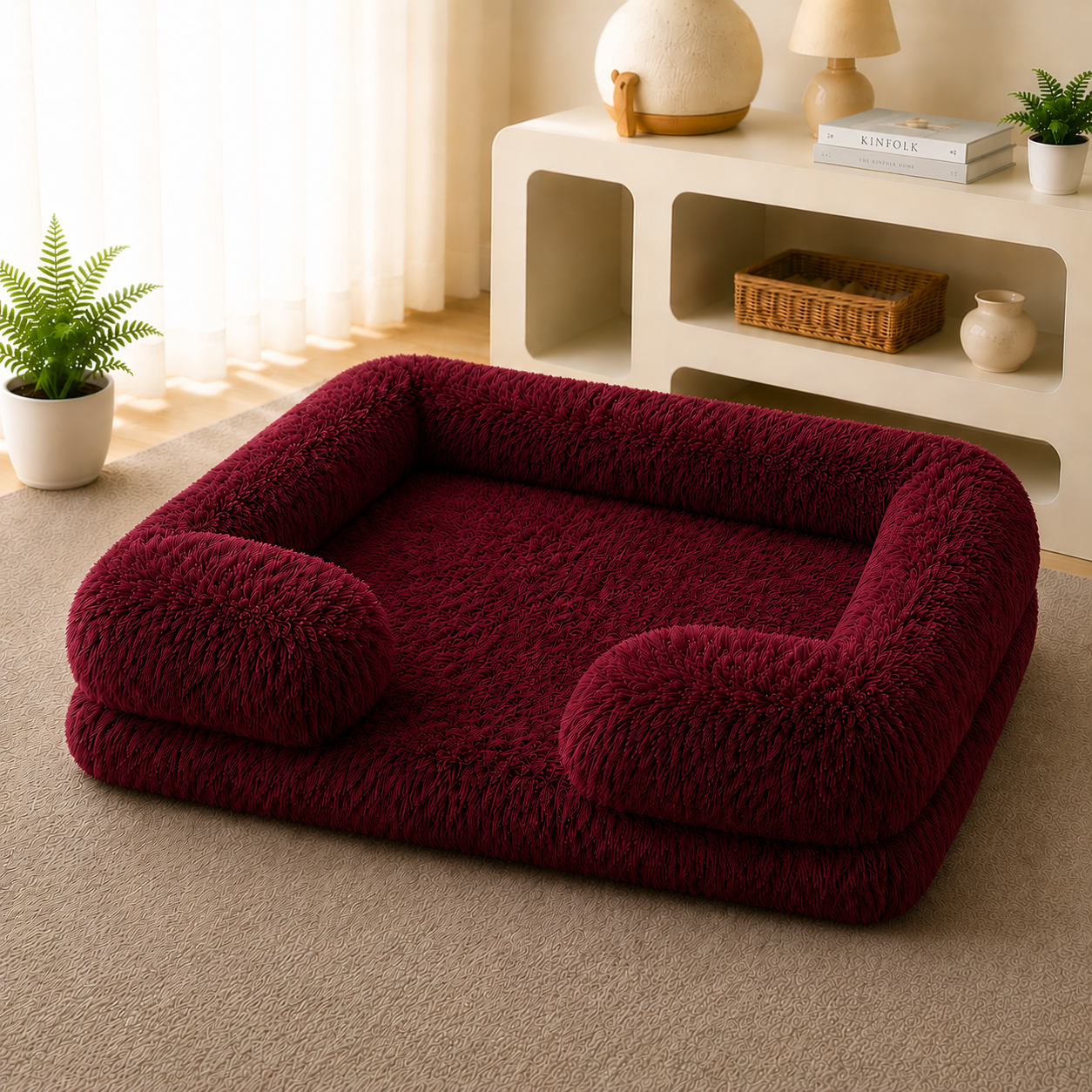 Lit Rond Ultra-Doux pour Chien & Chat — Toutes Saisons