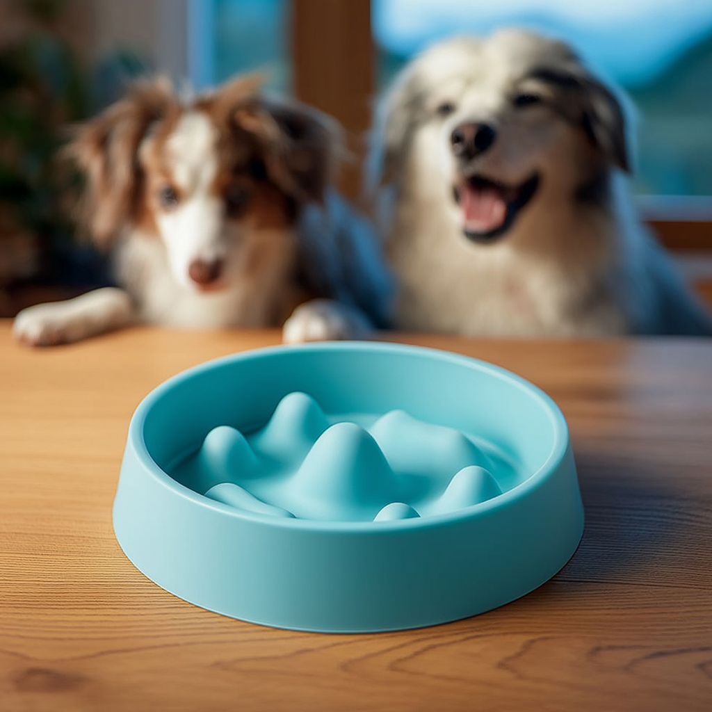 Gamelle Anti-Glouton pour Chien & Chat — Digestion Facilitée